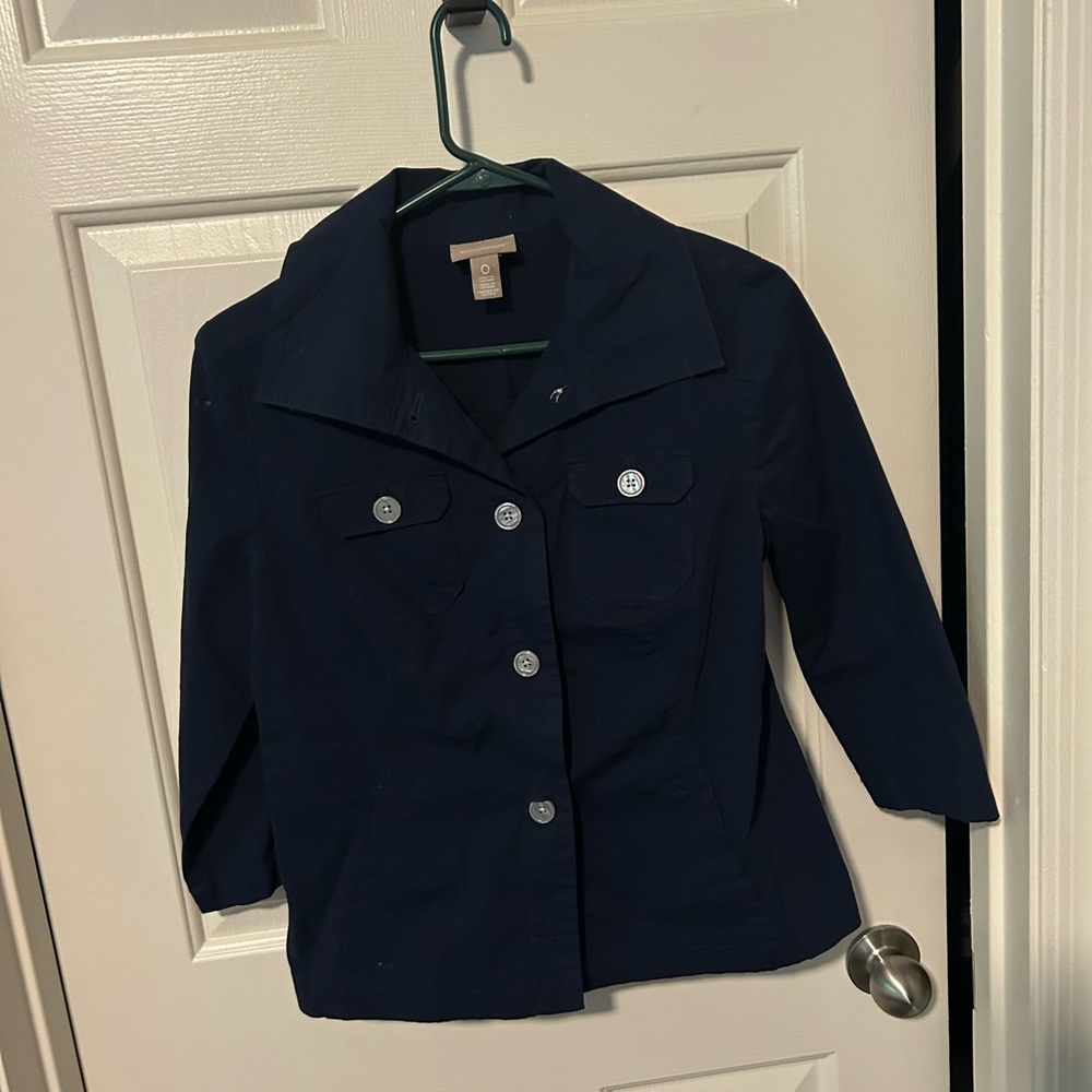 Chicos Women's Navy Jacket